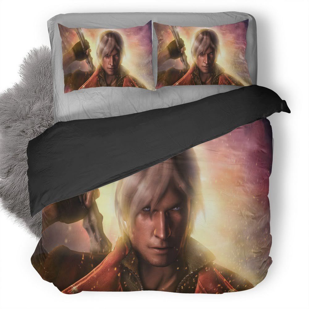 Devil May Cry Steam 3D Customized Duvet Cover Bedding Set