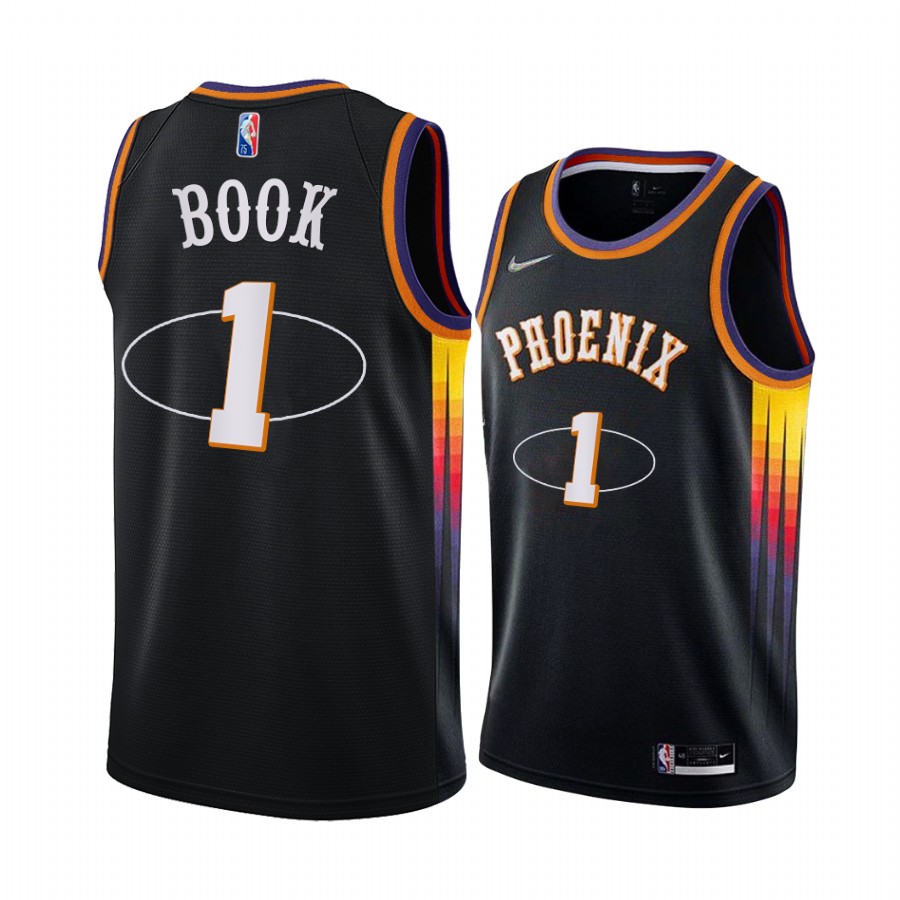 Devin Booker Book Suns Nickname Diamond Edition Black Jersey 2022