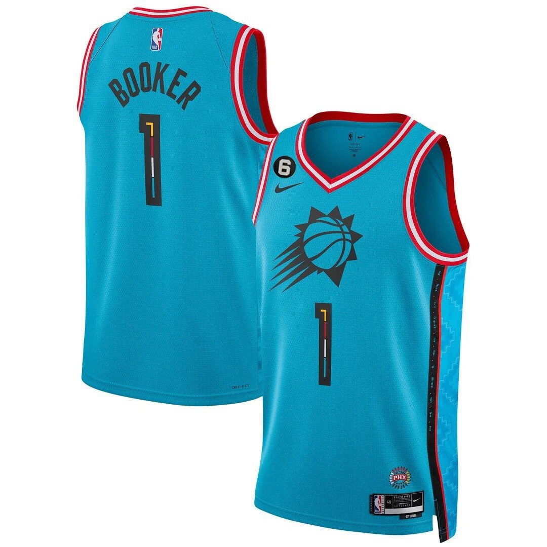Devin Booker Men's Phoenix Suns Players Swingman City Jersey - All Stitched