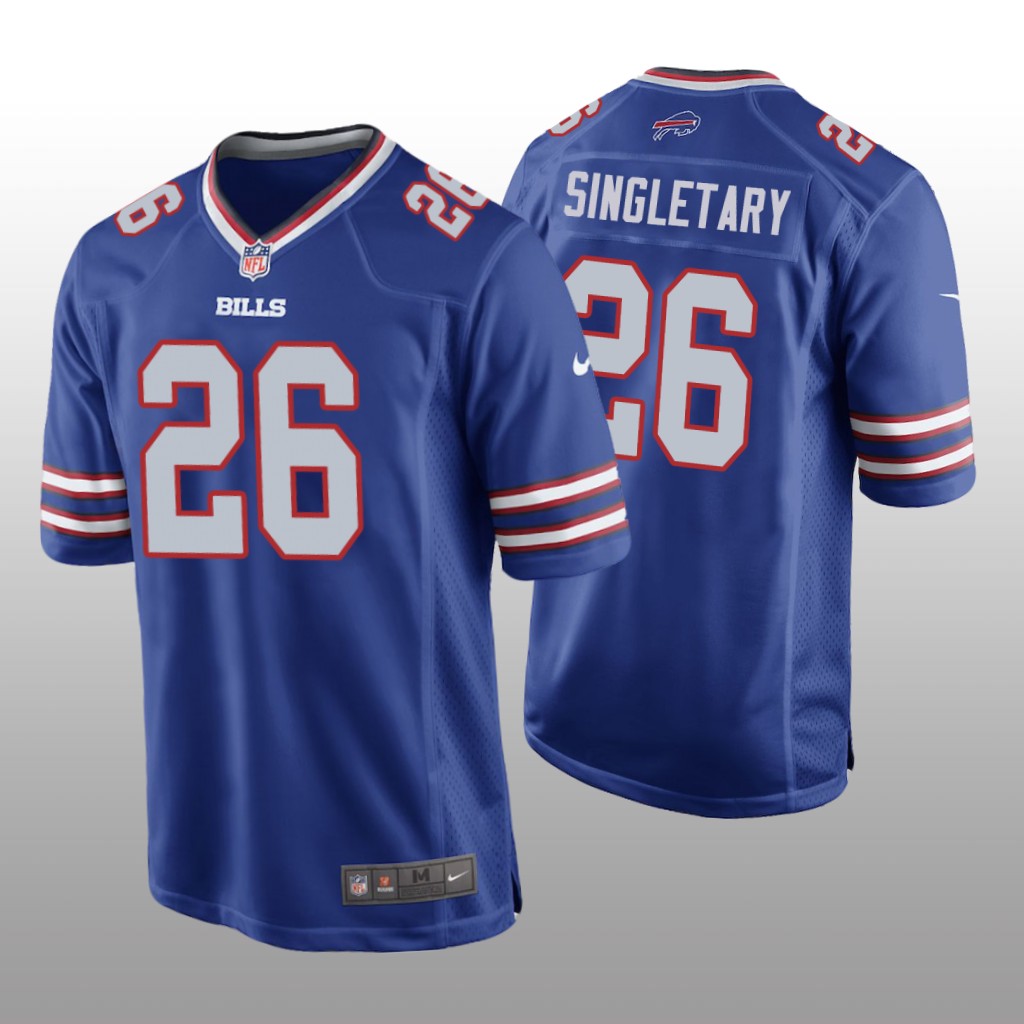 Devin Singletary Buffalo Bills Royal NFL Draft Game Jersey