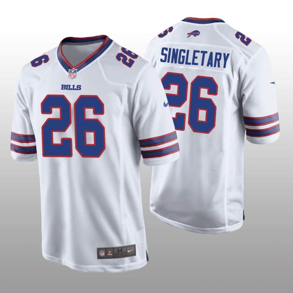 Devin Singletary Buffalo Bills White NFL Draft Game Jersey