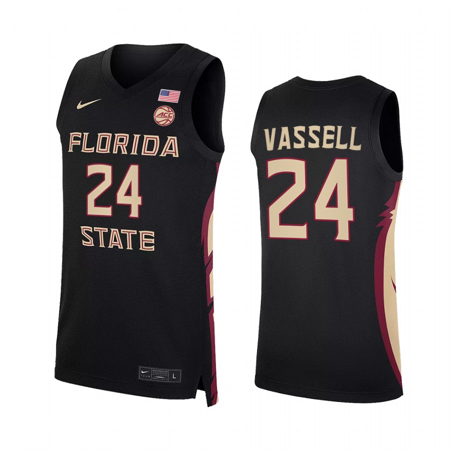 Devin Vassell Florida State Seminoles Black Jersey College NBA Alumni