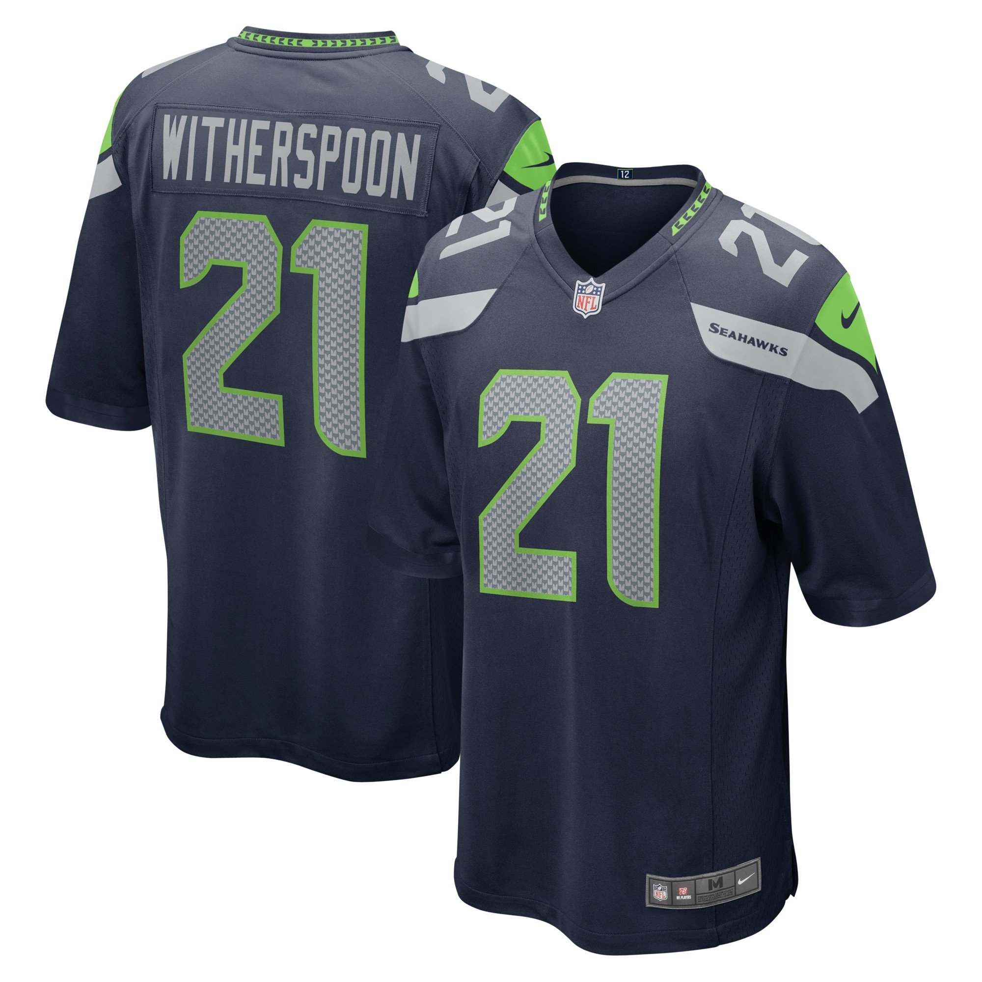 Devon Witherspoon Seattle 11 Seahawks 2023 NFL Draft Game Stitched Jersey – College Navy