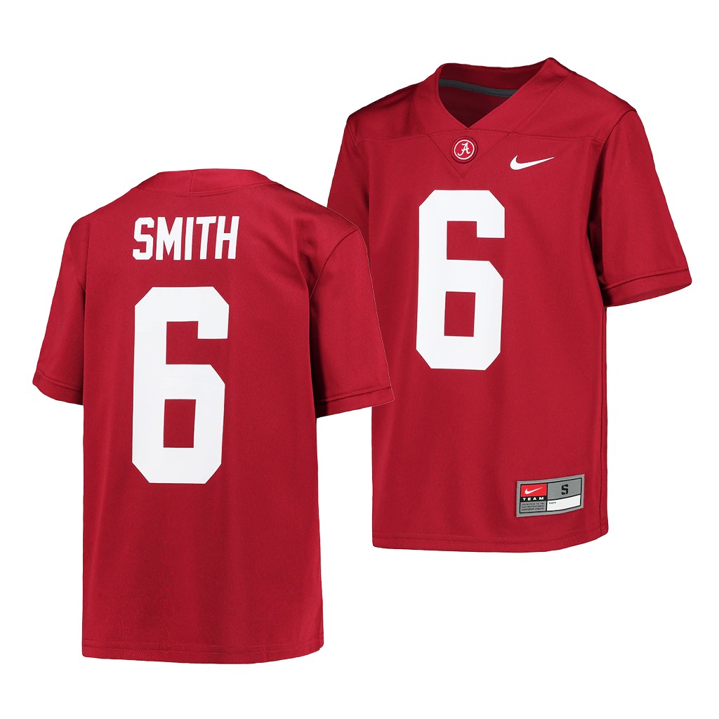 DeVonta Smith Alabama Crimson Tide Crimson College Alumni Youth Jersey