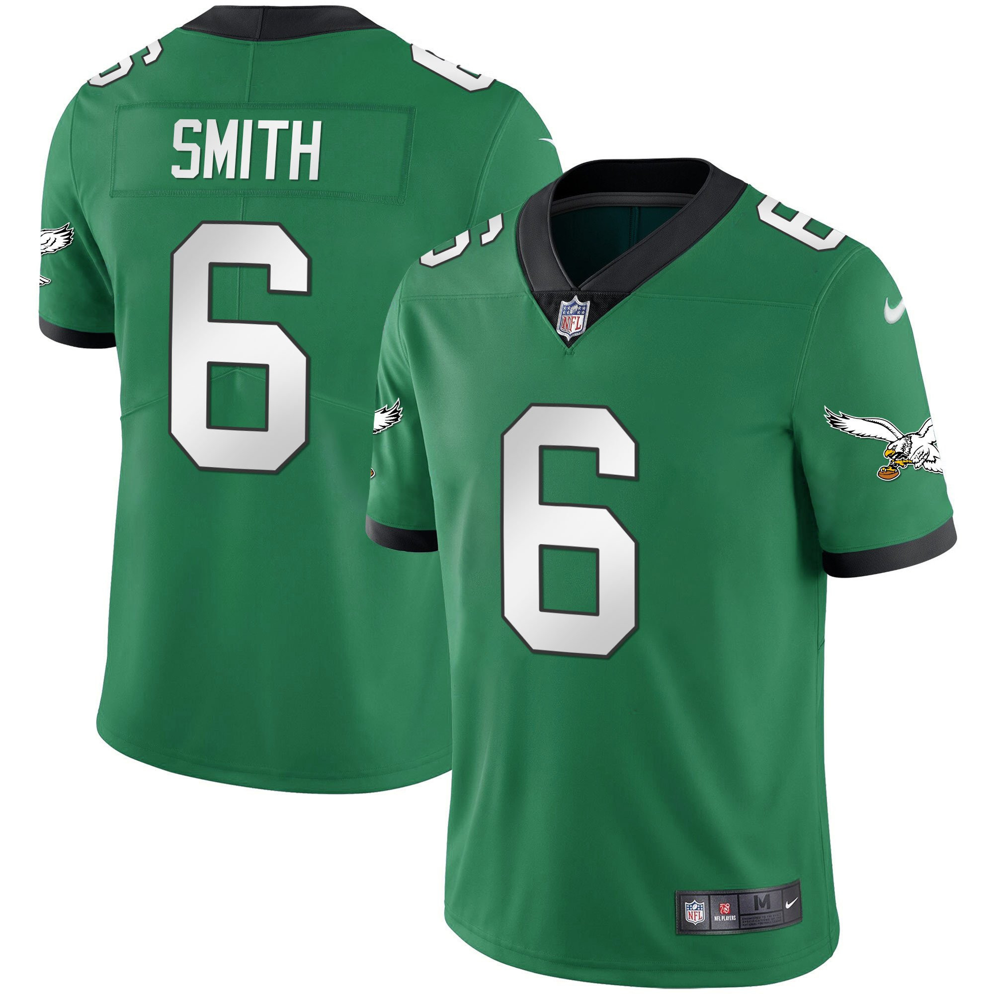 DeVonta Smith Men's Philadelphia Eagles Kelly Green Gold Green Limited Jersey - All Stitched