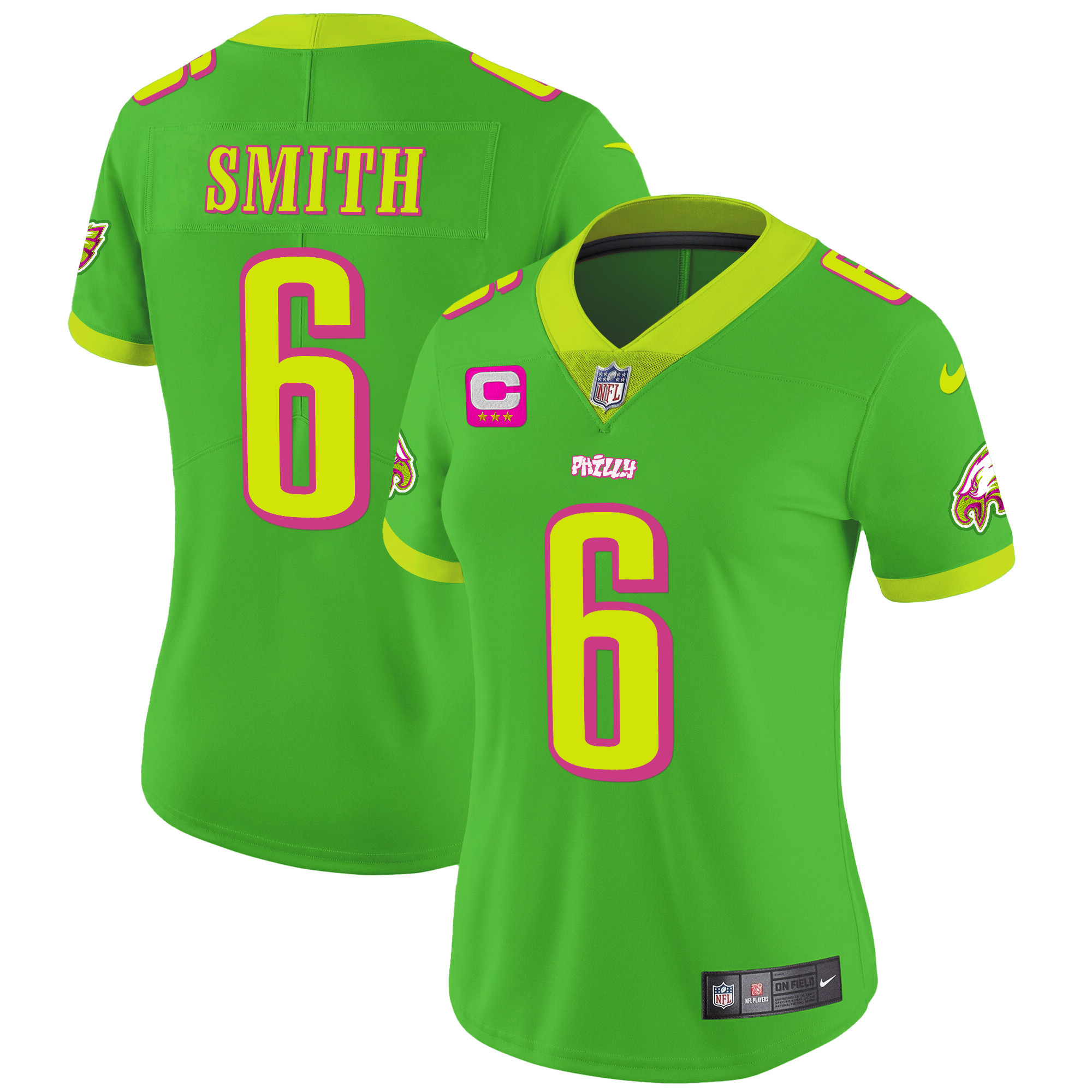 DeVonta Smith Philadelphia Eagles City Edition Vapor Jersey - All Stitched