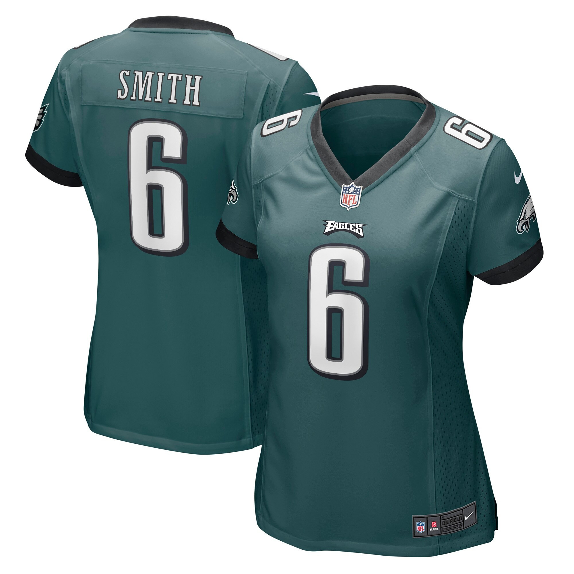 DeVonta Smith Philadelphia Eagles Midnight Green Player Game Jersey - All Stitched