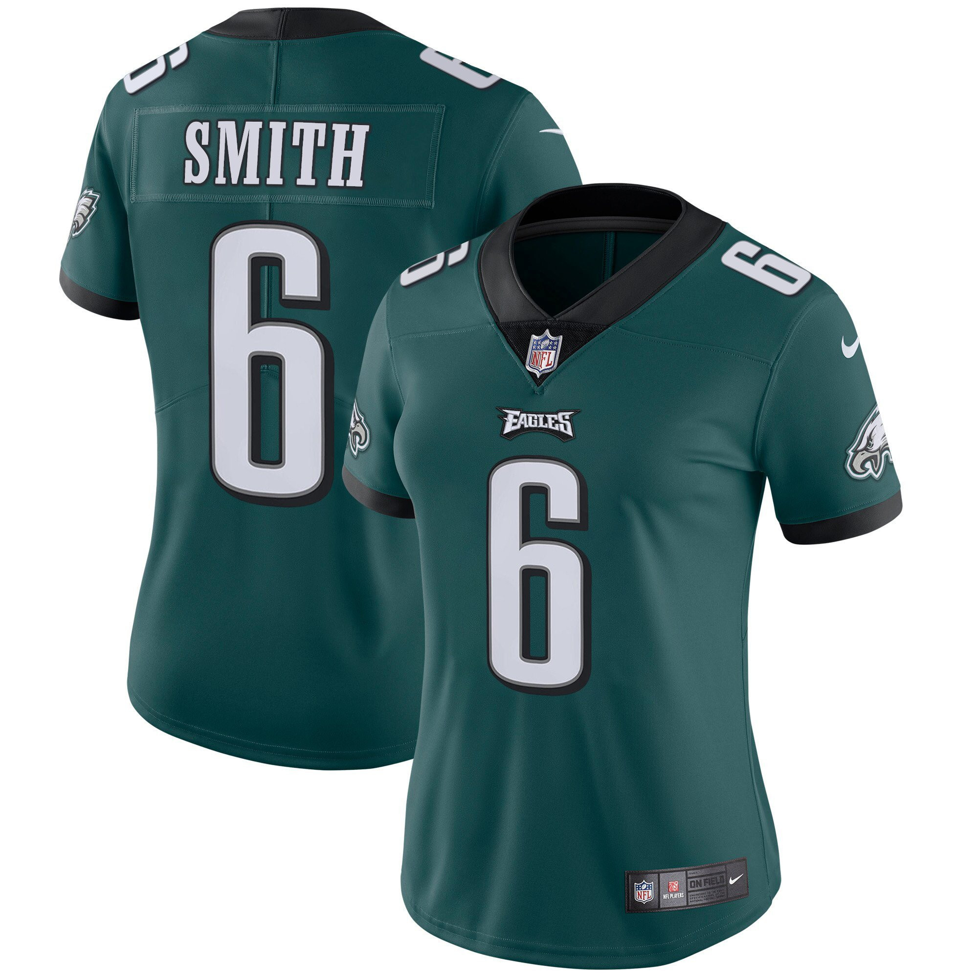 DeVonta Smith Philadelphia Eagles Vapor Midnight Green Jersey - All Stitched