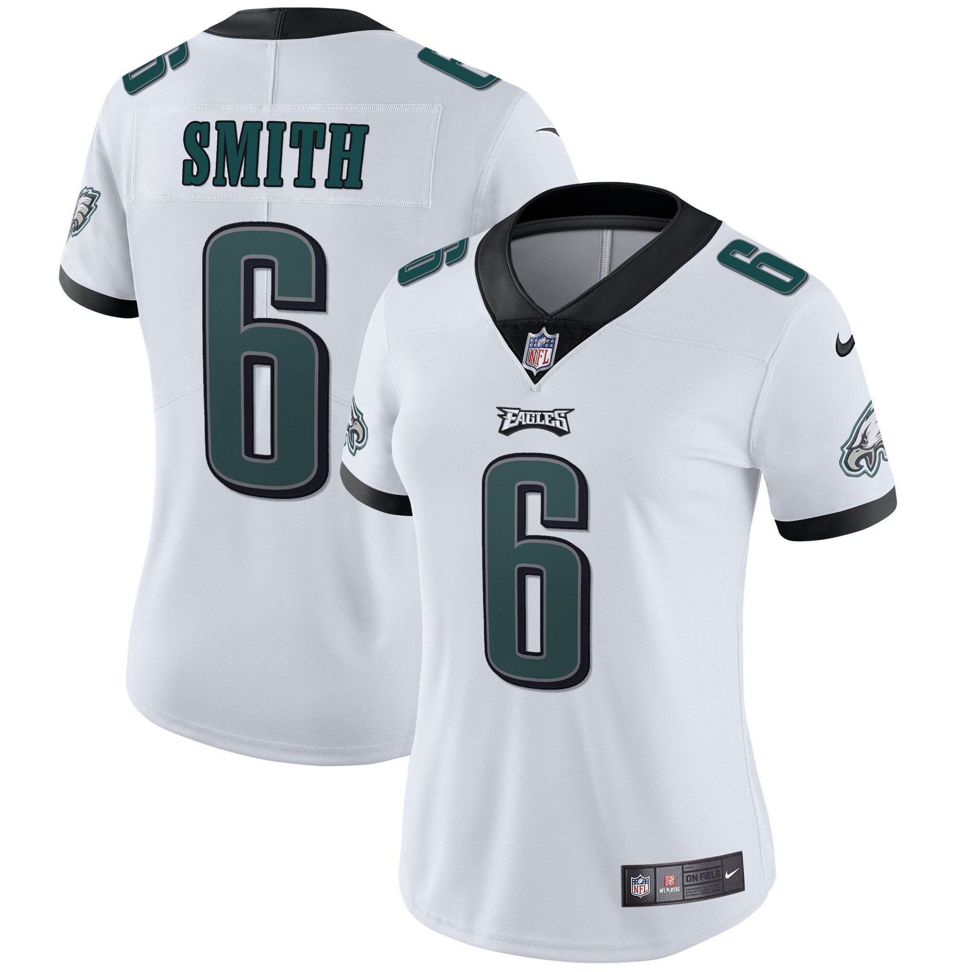 DeVonta Smith Philadelphia Eagles Vapor White Jersey - All Stitched