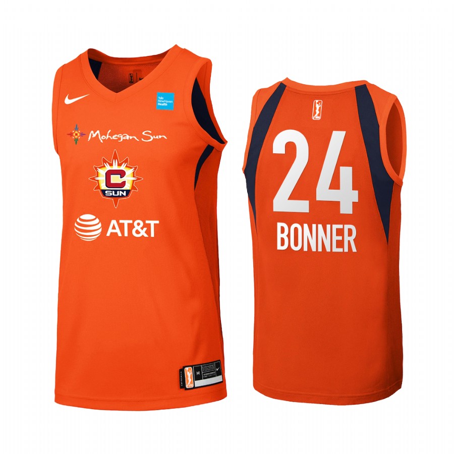 DeWanna Bonner WNBA Women Orange Jersey