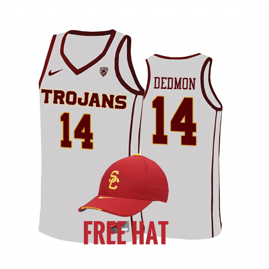 Dewayne Dedmon USC Trojans White Jersey College Free Hat