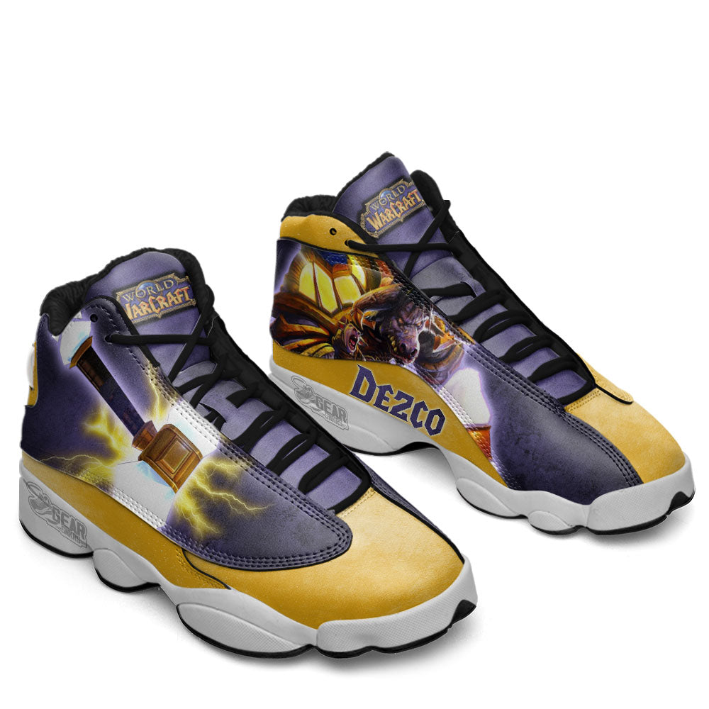 Dezco JD13 Sneakers World Of Warcraft Custom Shoes For Fans