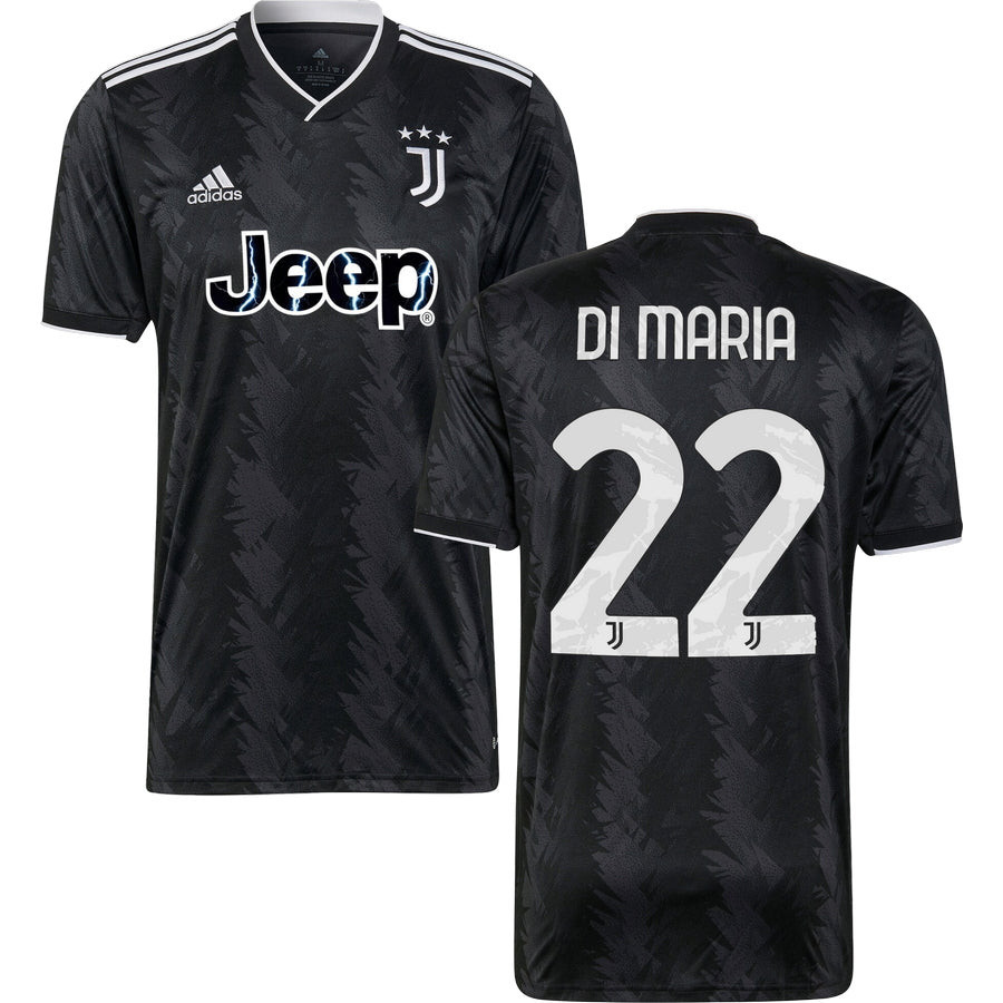 Di Maria 22 Juventus Men 2022/23 Away Soccer Jersey – Black