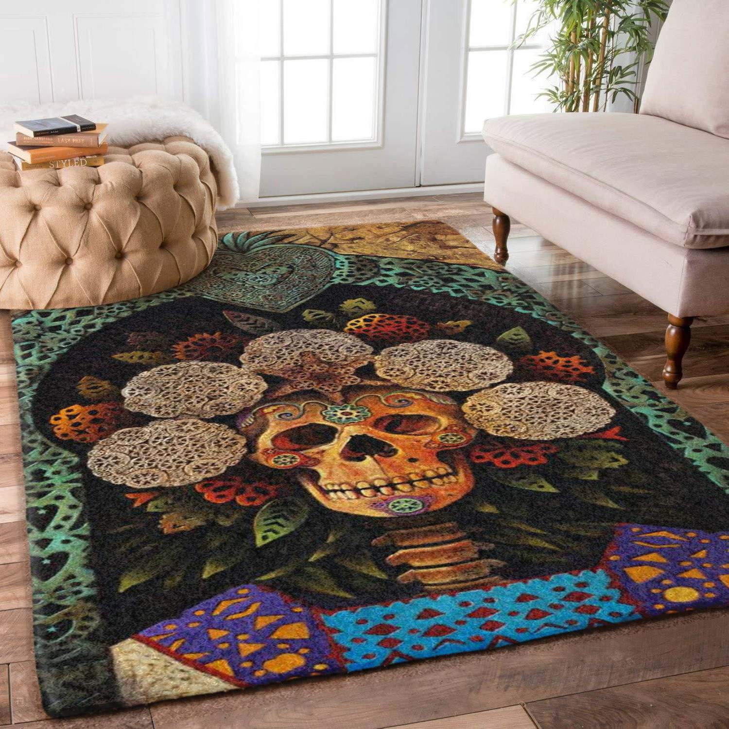 Dia De Muertos Madonna Limited Edition Rectangle Rug