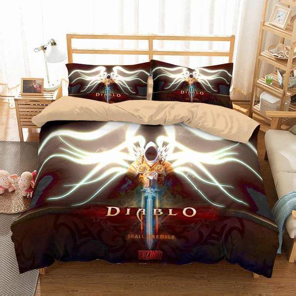Diablo 3D Customized Duvet Cover Bedding Set