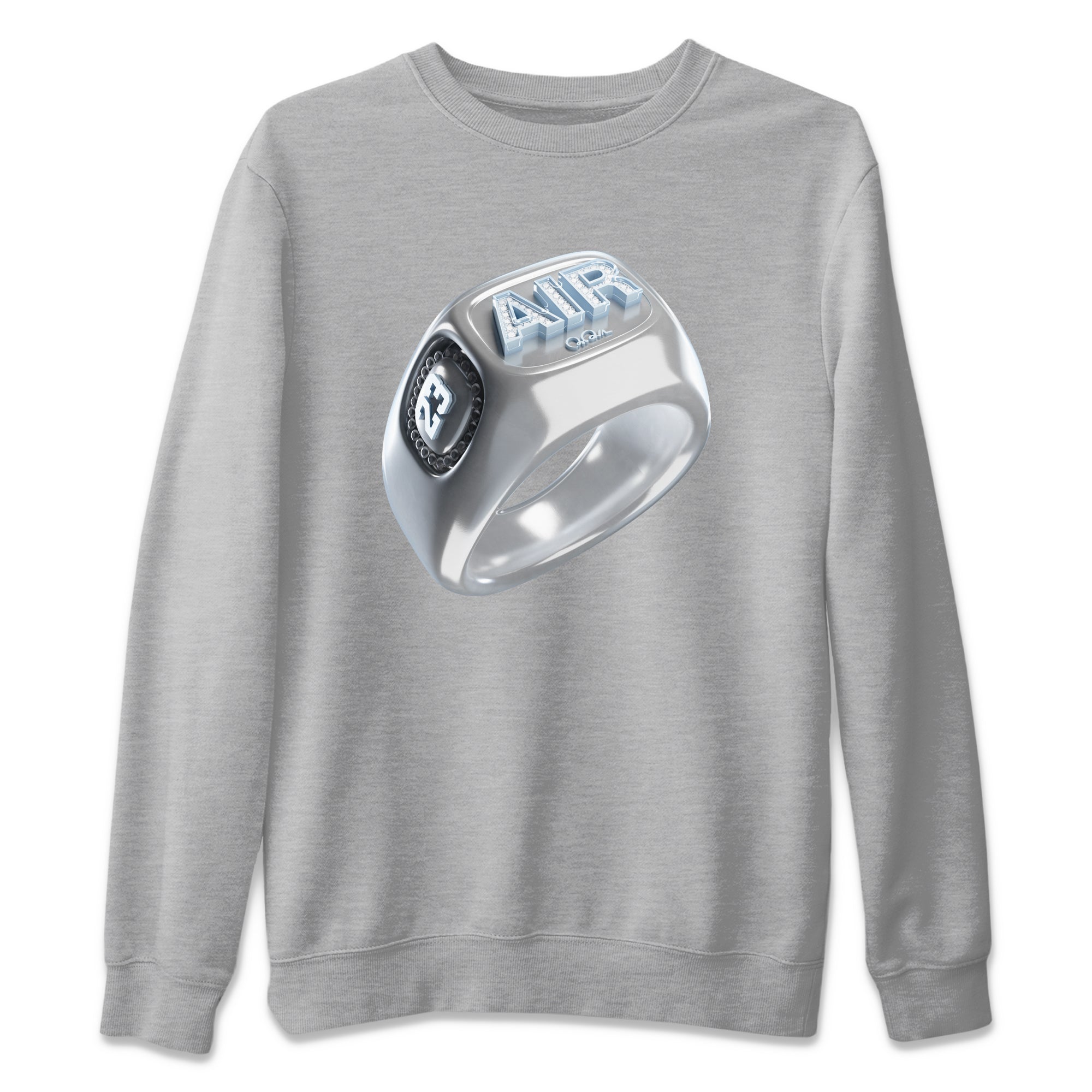 Diamond Ring Unisex Sweater – Air Jordan 11 White Cement, Sneakers Matching Sweater