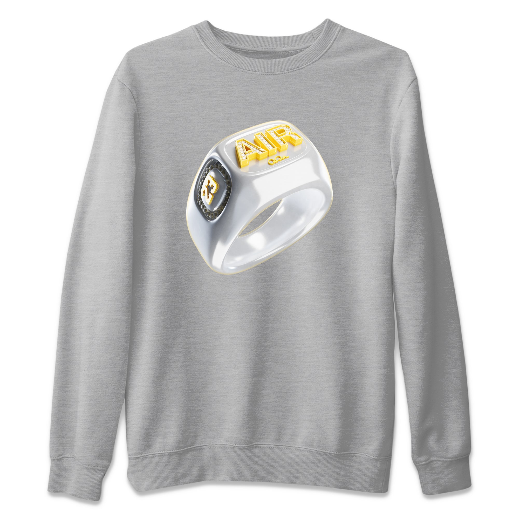 Diamond Ring Unisex Sweater – Air Jordan 11 Yellow Python, Sneakers Matching Sweater