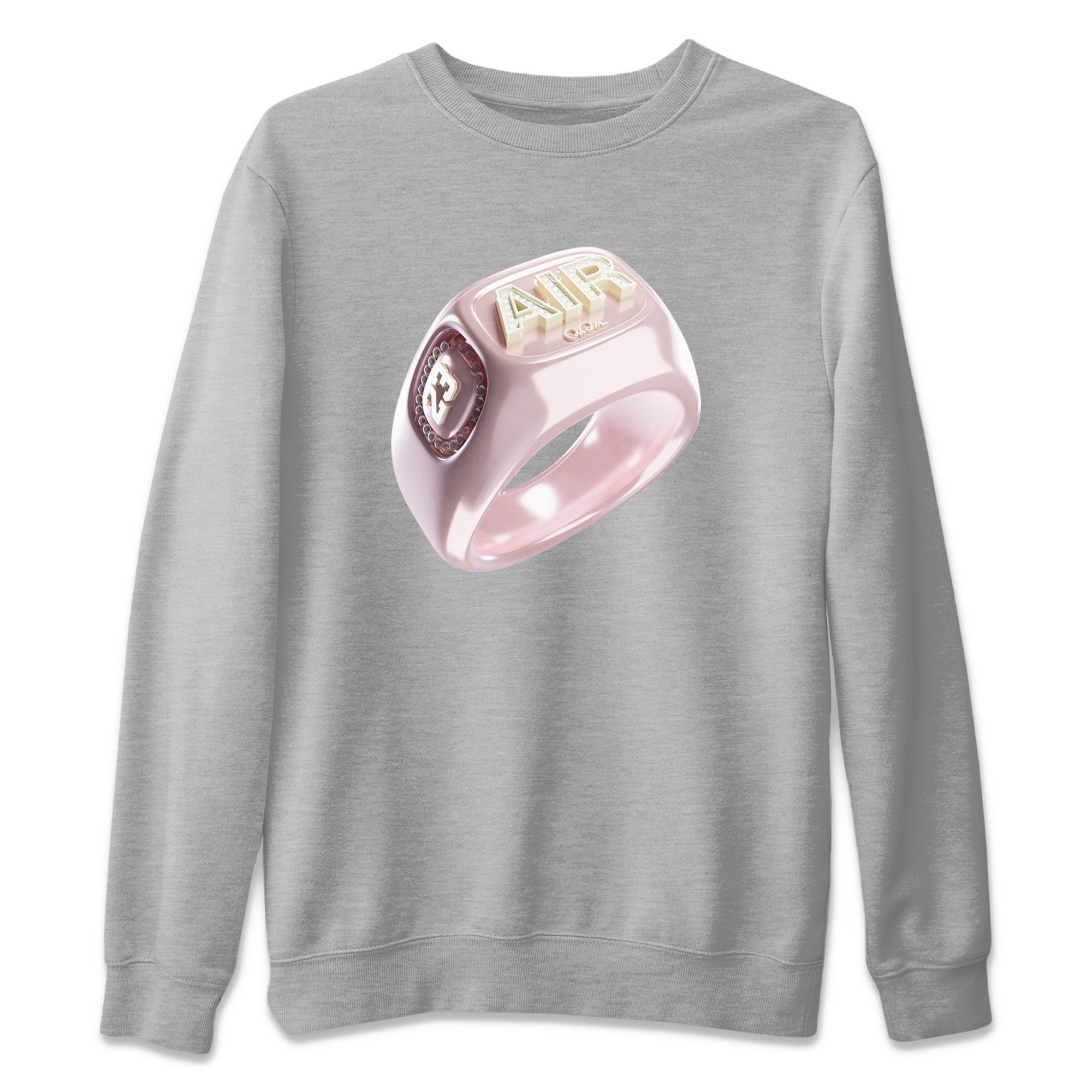 Diamond Ring Unisex Sweater – Air Jordan 1 Washed Pink, Sneakers Matching Sweater