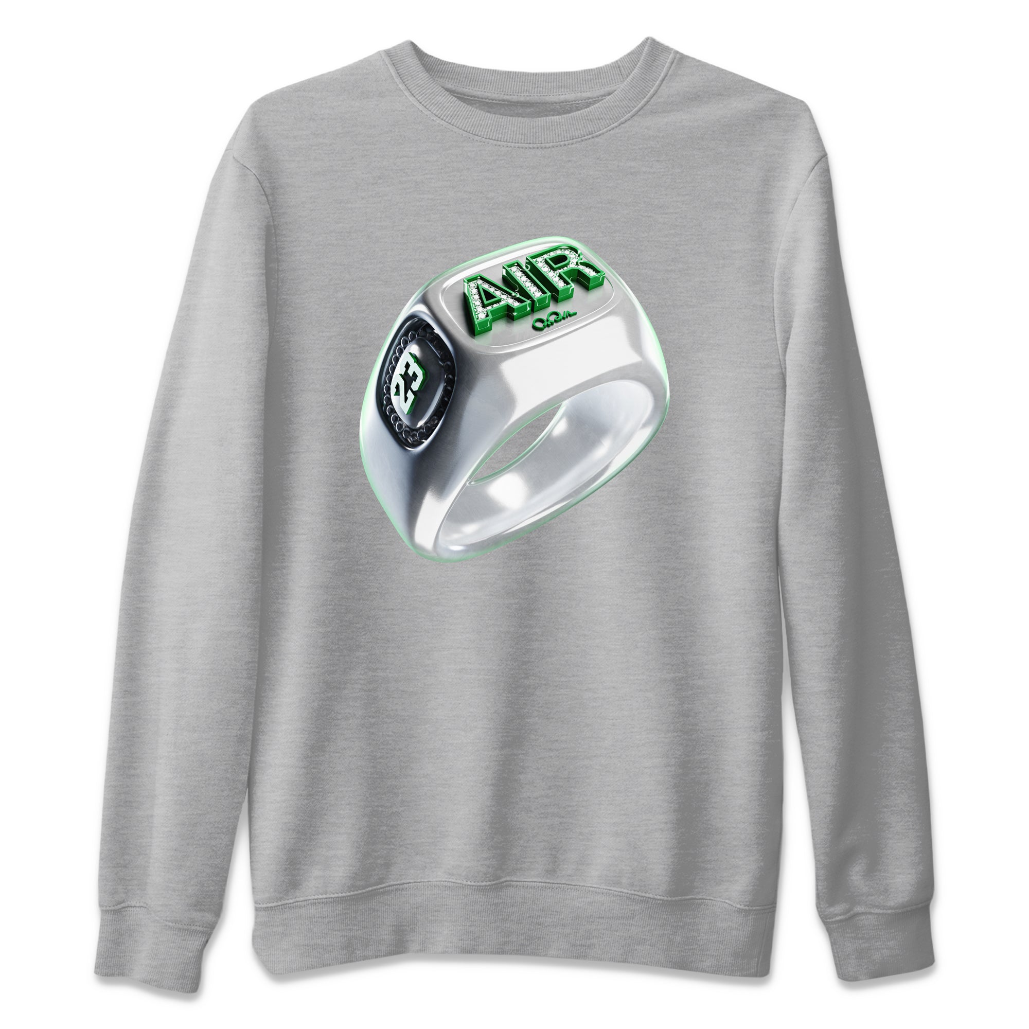 Diamond Ring Unisex Sweater – Air Jordan 4 Pine Green, Sneakers Matching Sweater