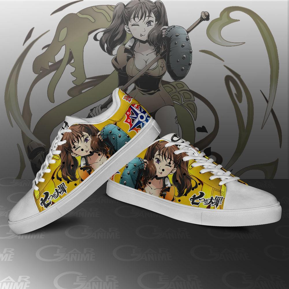 Diane Skate Shoes The Seven Deadly Sins Anime Custom Sneakers