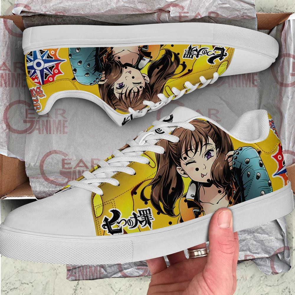 Diane Skate Shoes The Seven Deadly Sins Anime Custom Sneakers
