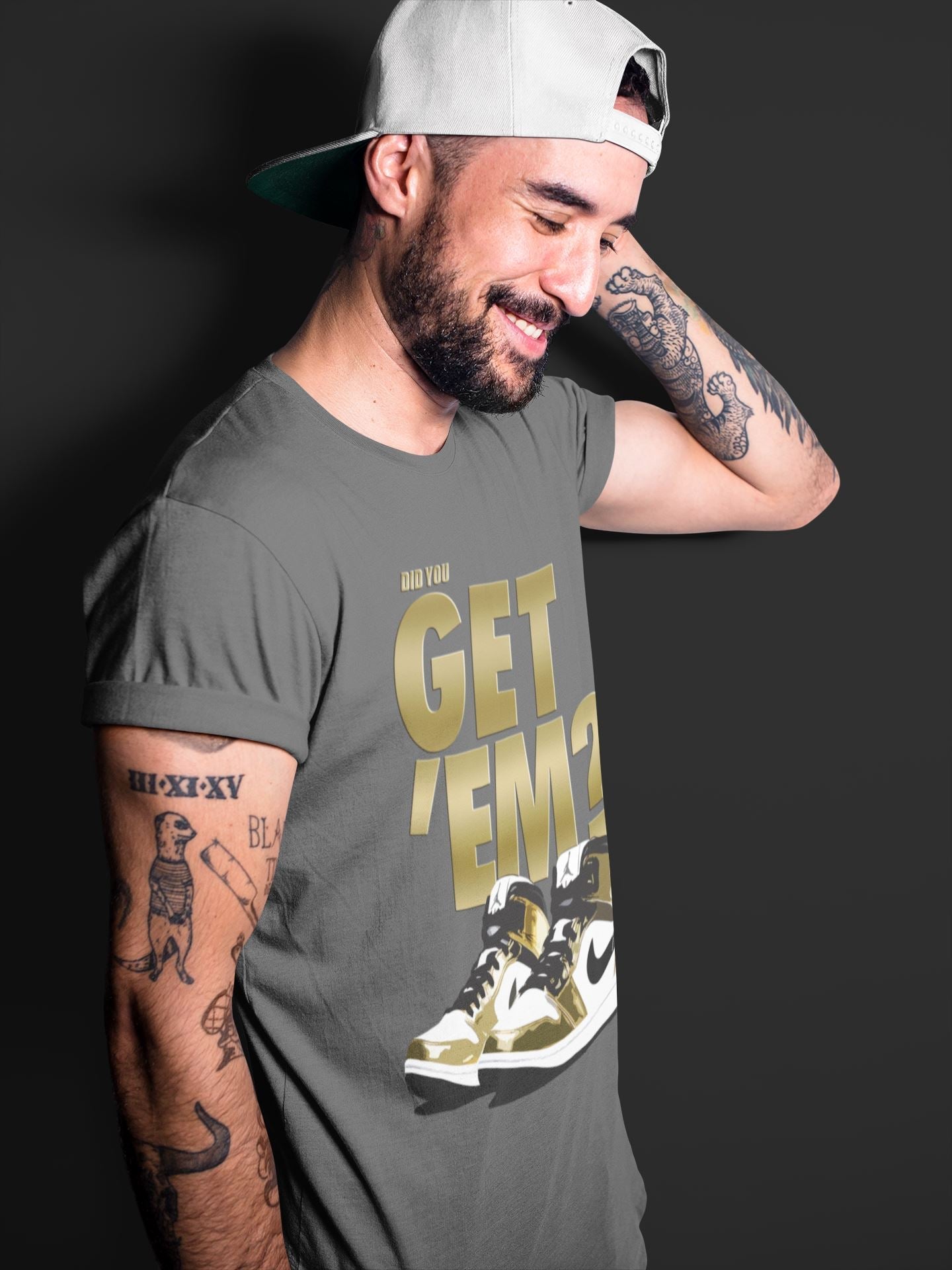 Did You Get Em Unisex Sweater – Air Jordan 1 Metallic Gold, Sneakers Matching Sweater