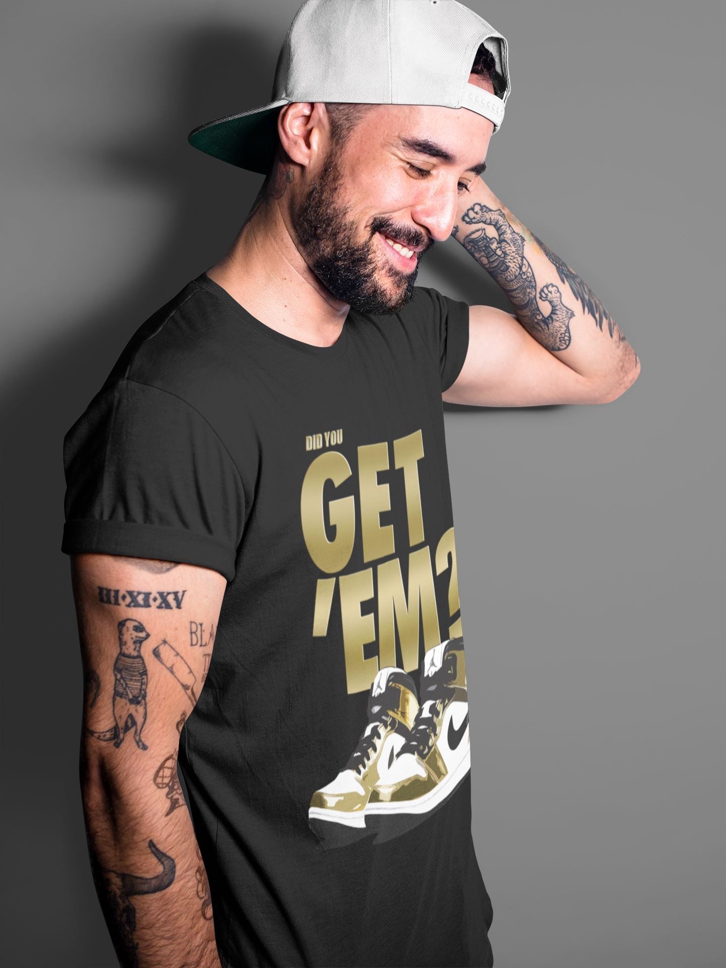 Did You Get Em Unisex Sweater – Air Jordan 1 Metallic Gold, Sneakers Matching Sweater