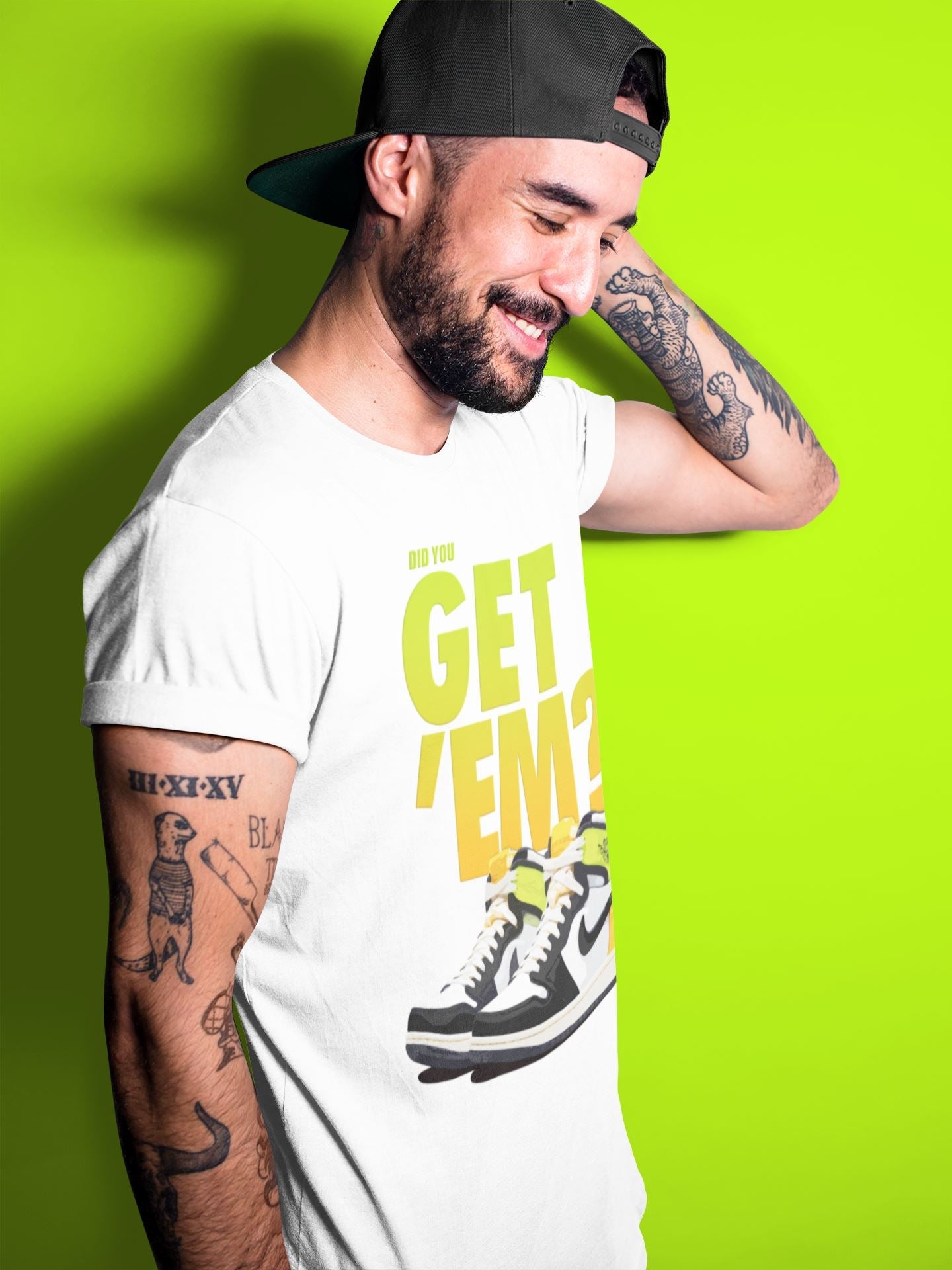 Did You Get Em Unisex Sweater – Air Jordan 1 Volt Gold, Sneakers Matching Sweater