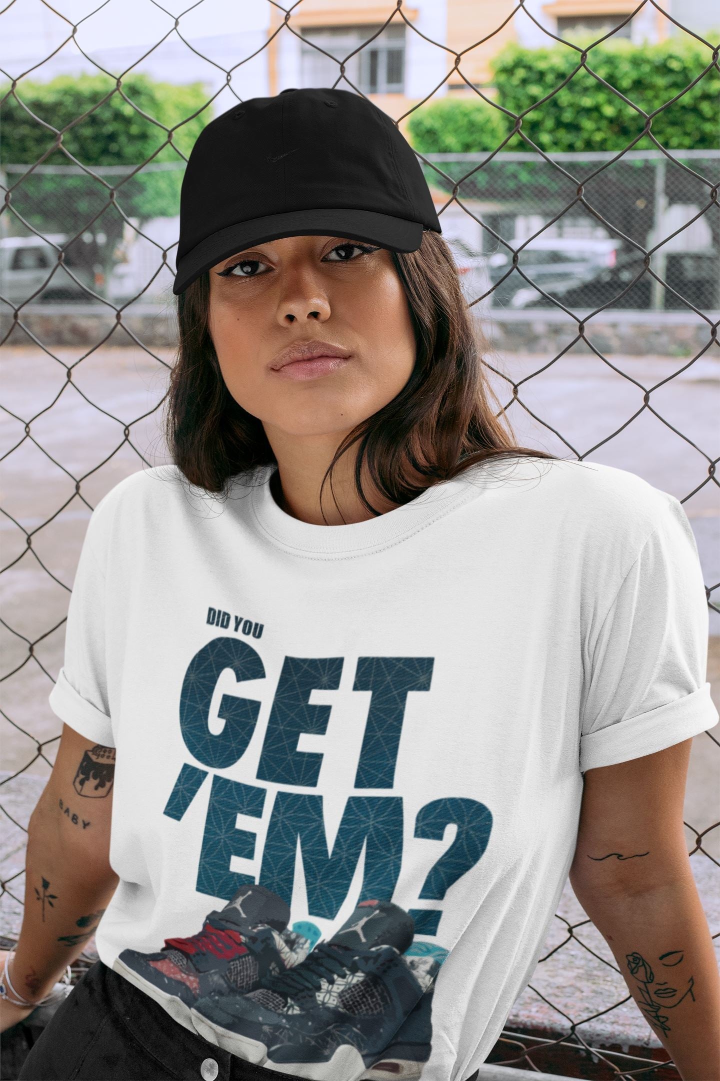 Did You Get Em Unisex Sweater – Air Jordan 4 Deep Ocean, Sneakers Matching Sweater