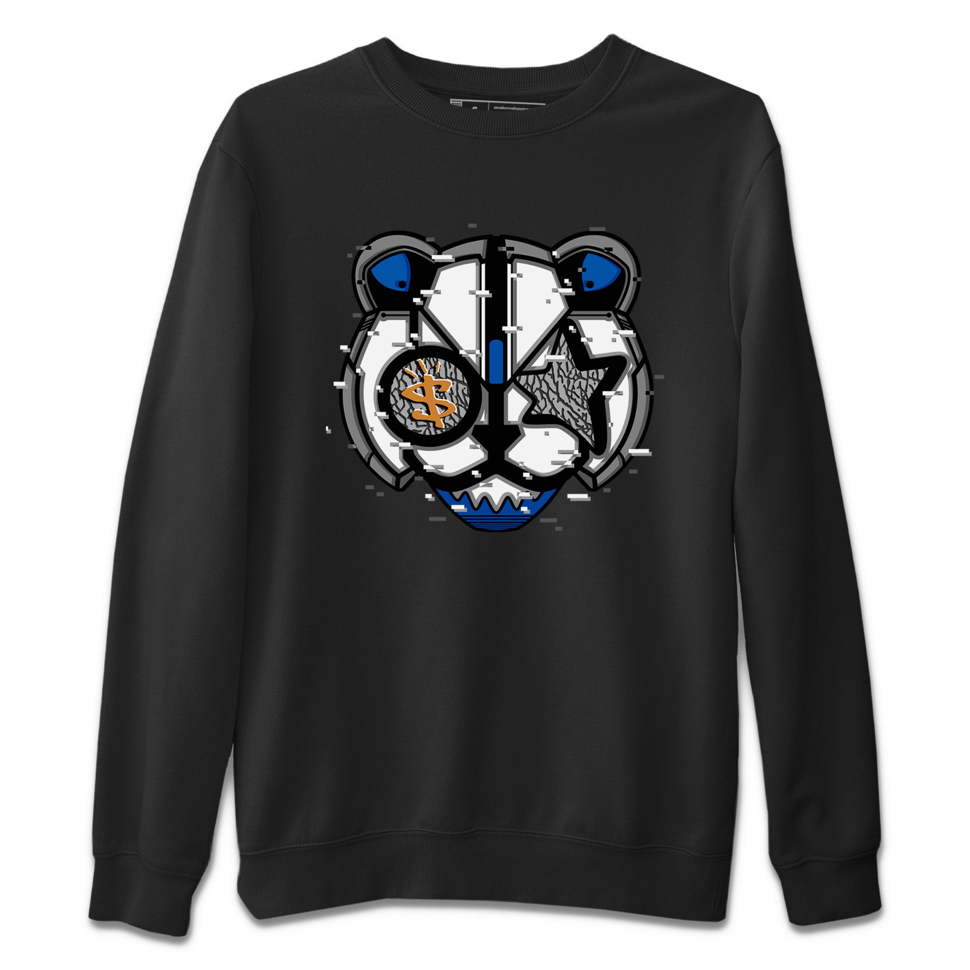 Digital Cat Face Unisex Sweater – Air Jordan 3 Wizards, Sneakers Matching Sweater