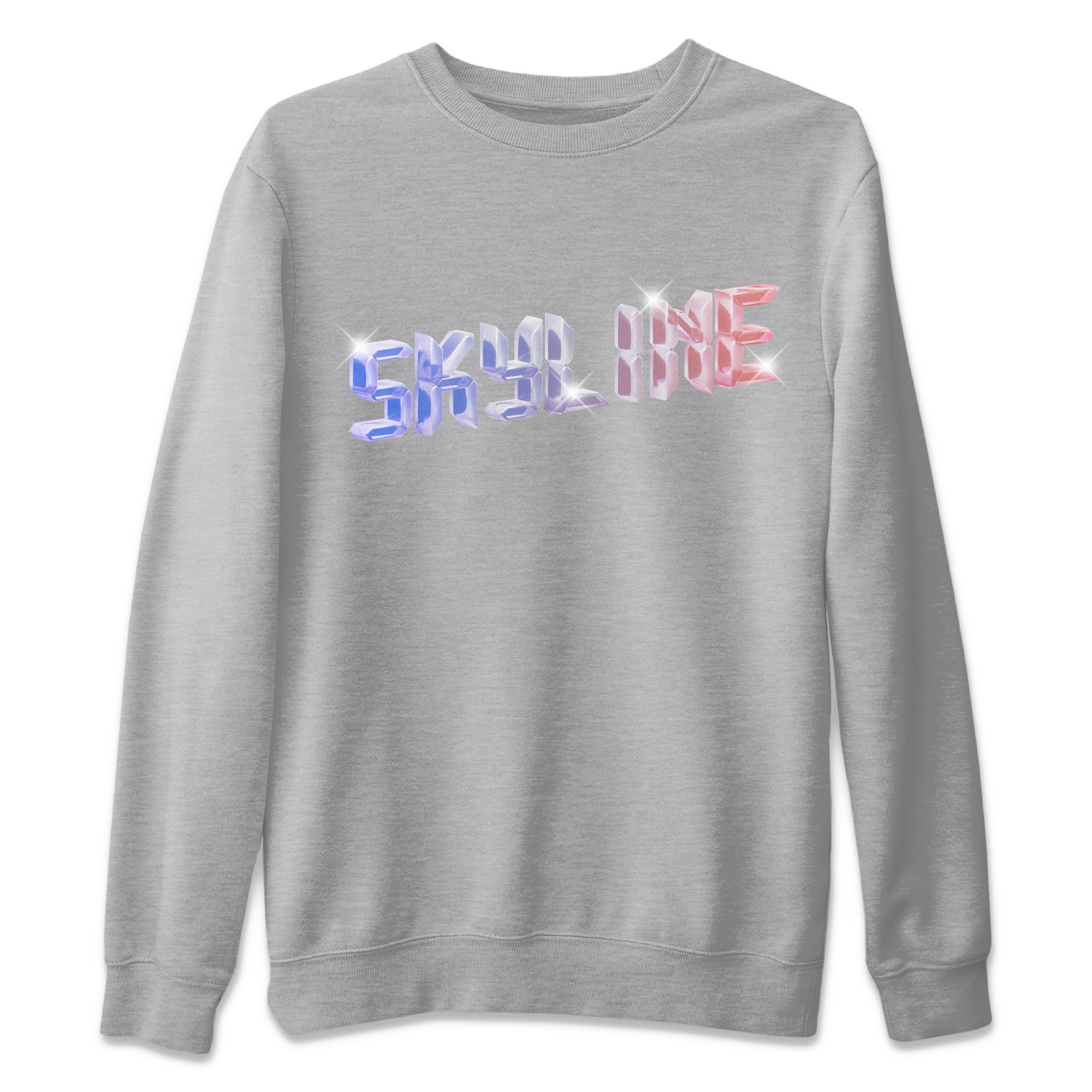 Digital Crystal Unisex Sweater – Air Jordan 1 Skyline, Sneakers Matching Sweater