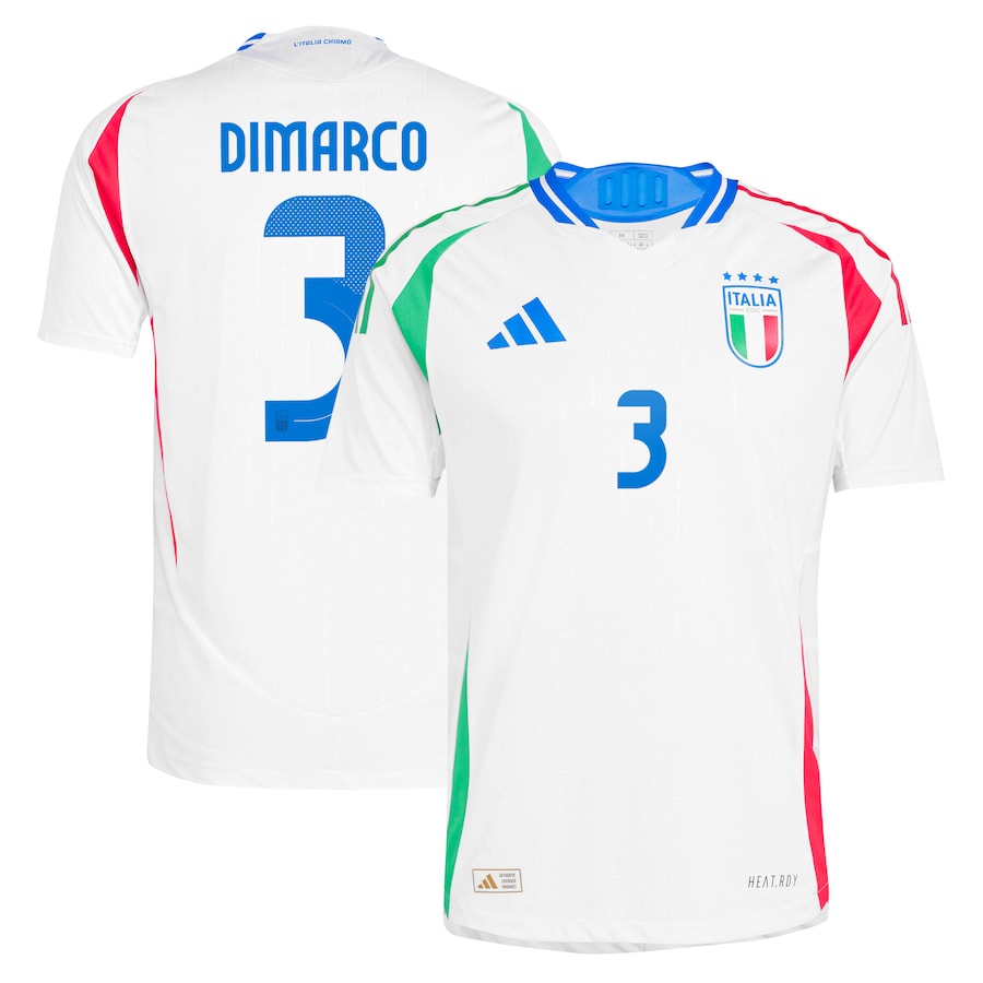 DiMarco Men's Italy 2024 Stadium Away Soccer Jersey