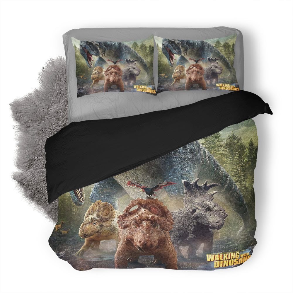 Dinosaur 10 3D Customized Duvet Cover Bedding Set