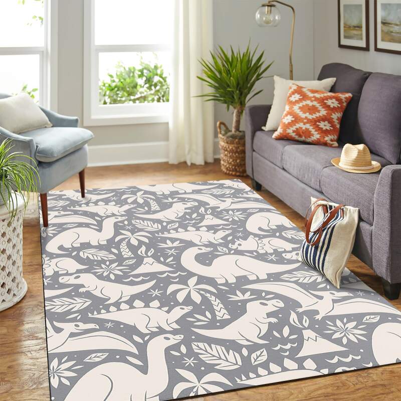 Dinosaur Cute Pattern Carpet Rectangle Rug