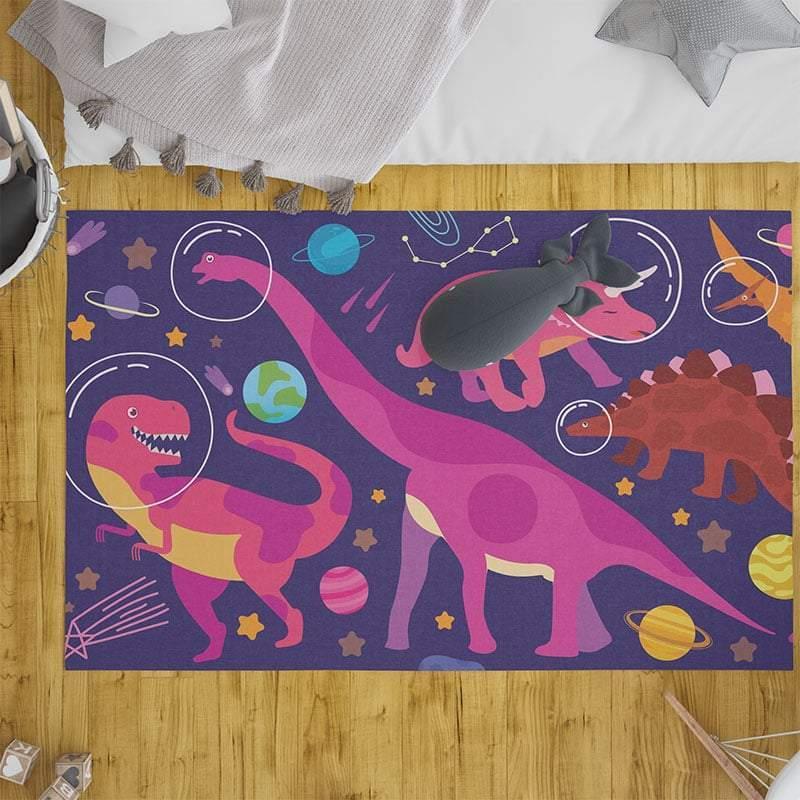 Dinosaur Life Kid Area Limited Edition Rectangle Rug