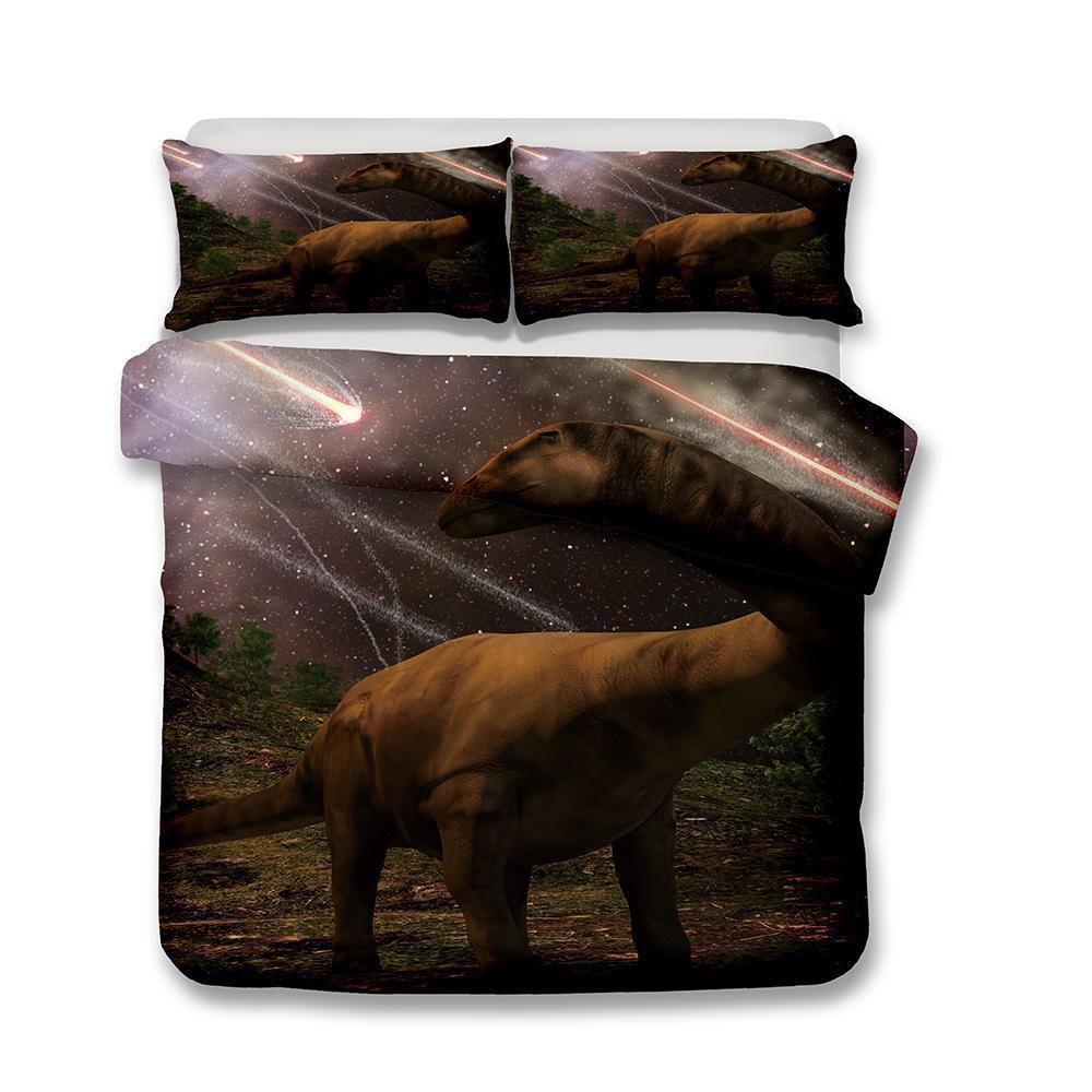 Dinosaur Theme Printing Household Items Variousizes Quilt Cover 3D Customized Duvet Cover Bedding Set