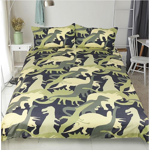Dinosaur Troops Duvet Cover Bedding Set