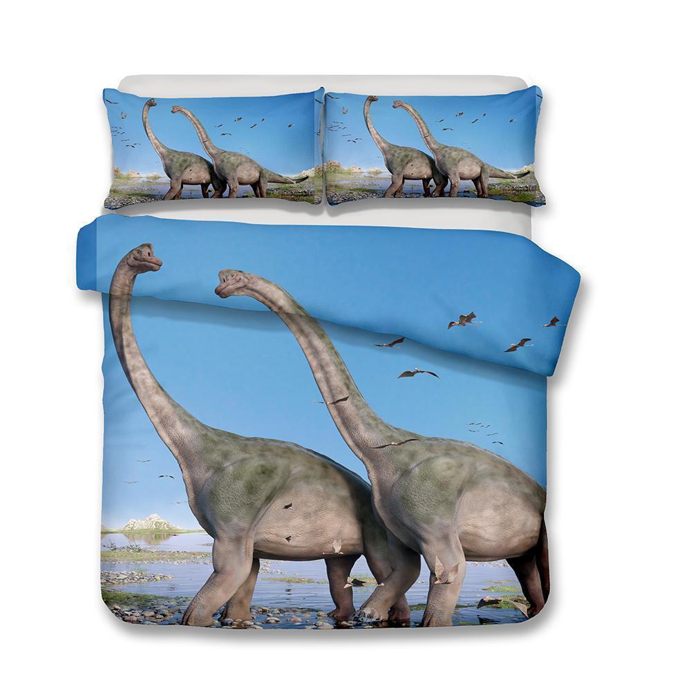 Dinosaurs Themes Prints S Homeupplies Quilt Cover Bed Variousizess 3D Customized Duvet Cover Bedding Set
