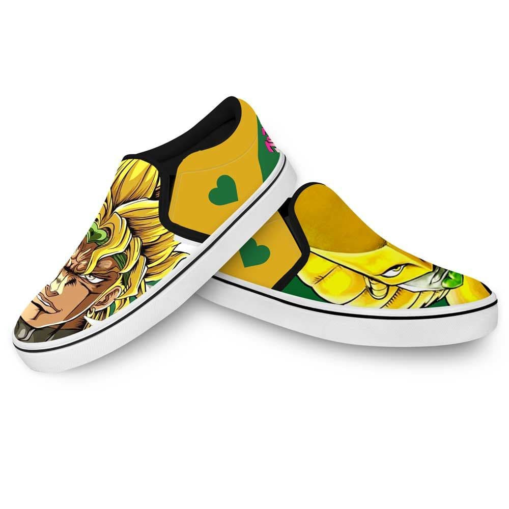 Dio Brando Slip-On Shoes Canvas Custom Anime JoJo’s Bizarre Adventure Shoes