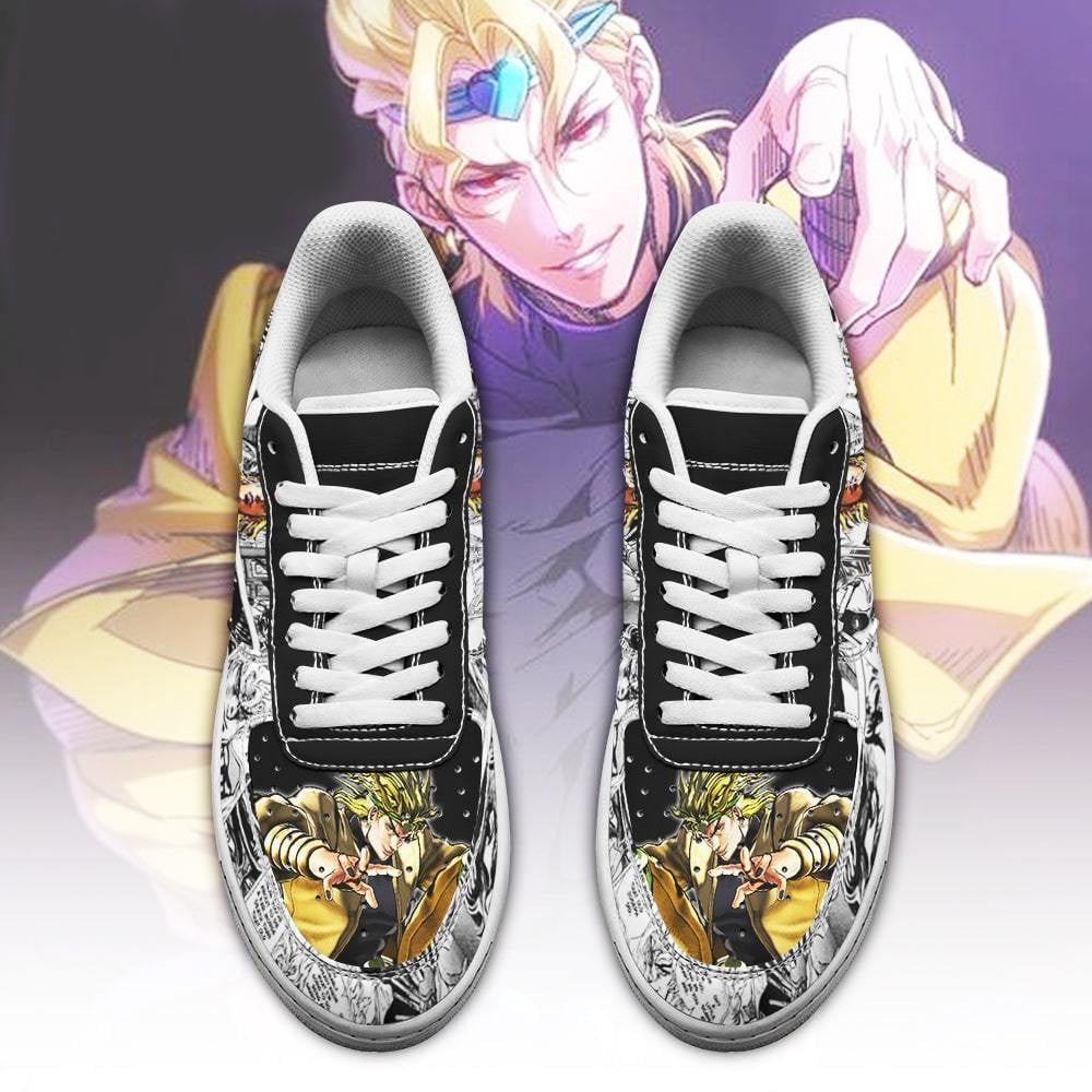 Dio Brando Sneakers Manga Style JoJo’s Anime Shoes Fan Gift
