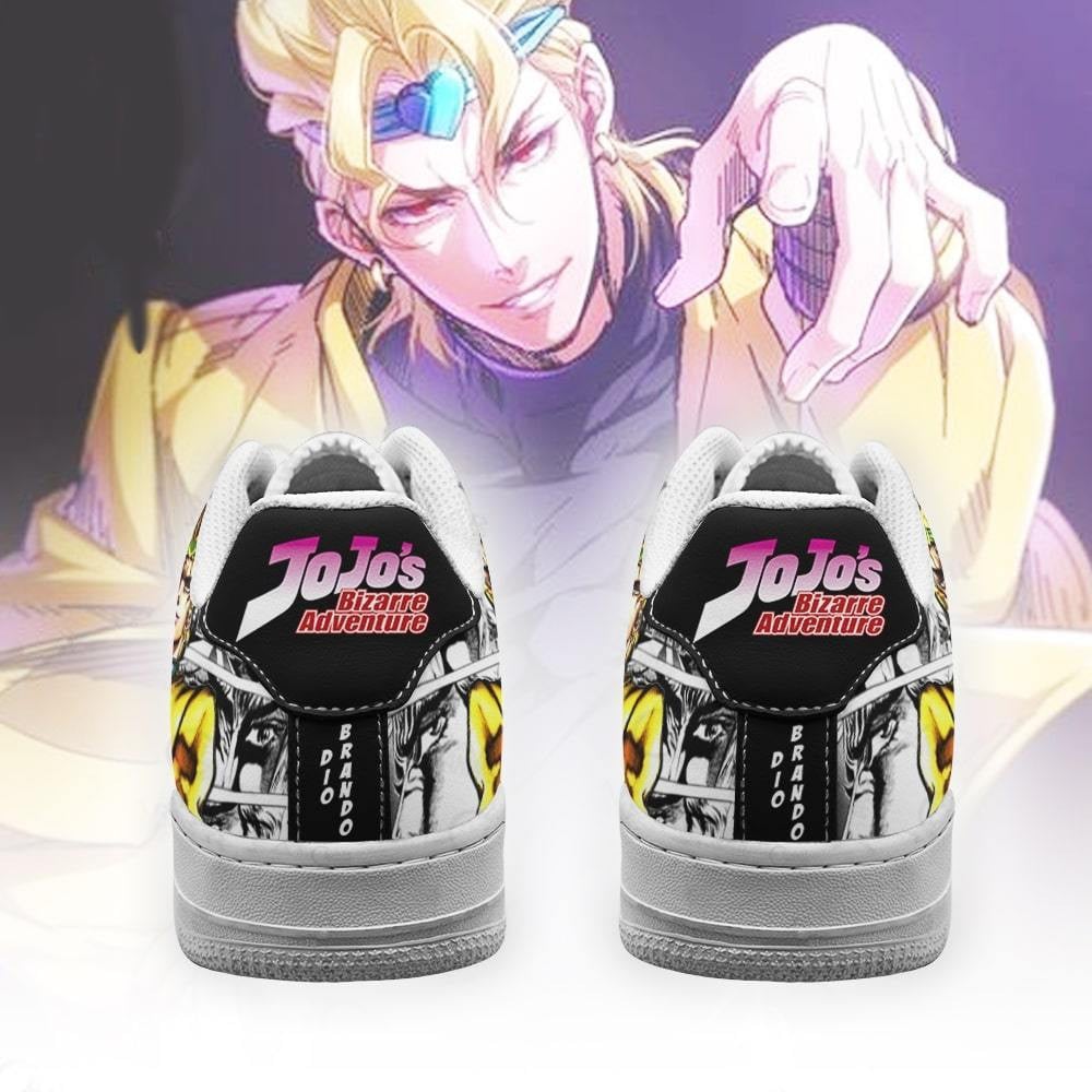 Dio Brando Sneakers Manga Style JoJo’s Anime Shoes Fan Gift