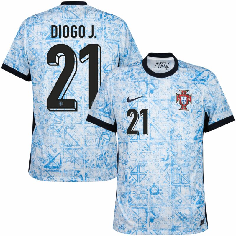 Diogo J. Men's Portugal 2024 Stadium Away Soccer Jersey