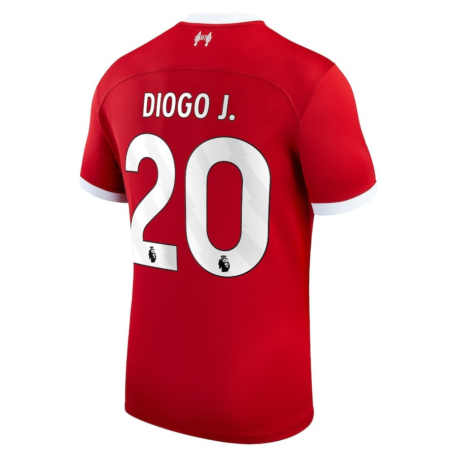 Diogo Jota 20 Liverpool 2023/24 Home Men Soccer Jersey – Red