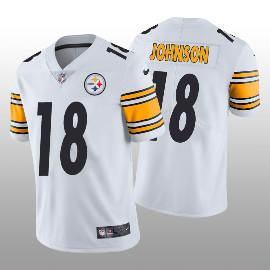 Diontae Johnson Pittsburgh Steelers White NFL Draft Vapor Limited Jersey