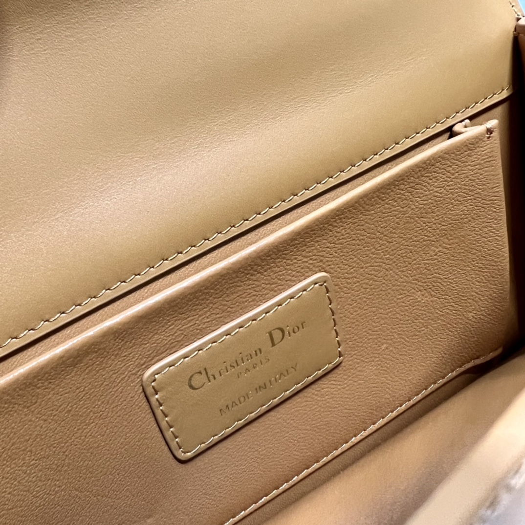 Dior 30 Montaigne East West Bag With Chain White/Pink/Black/Brown For Women 8.5in/21.5cmUHEL_