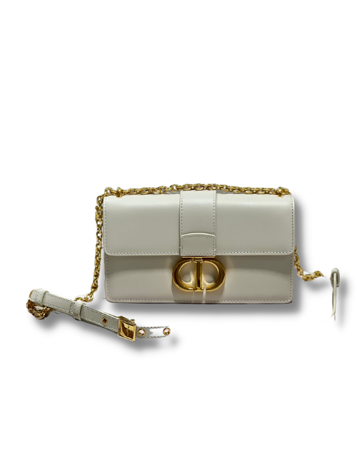Dior 30 Montaigne East West Bag With Chain White/Pink/Black/Brown For Women 8.5in/21.5cmUHEL_
