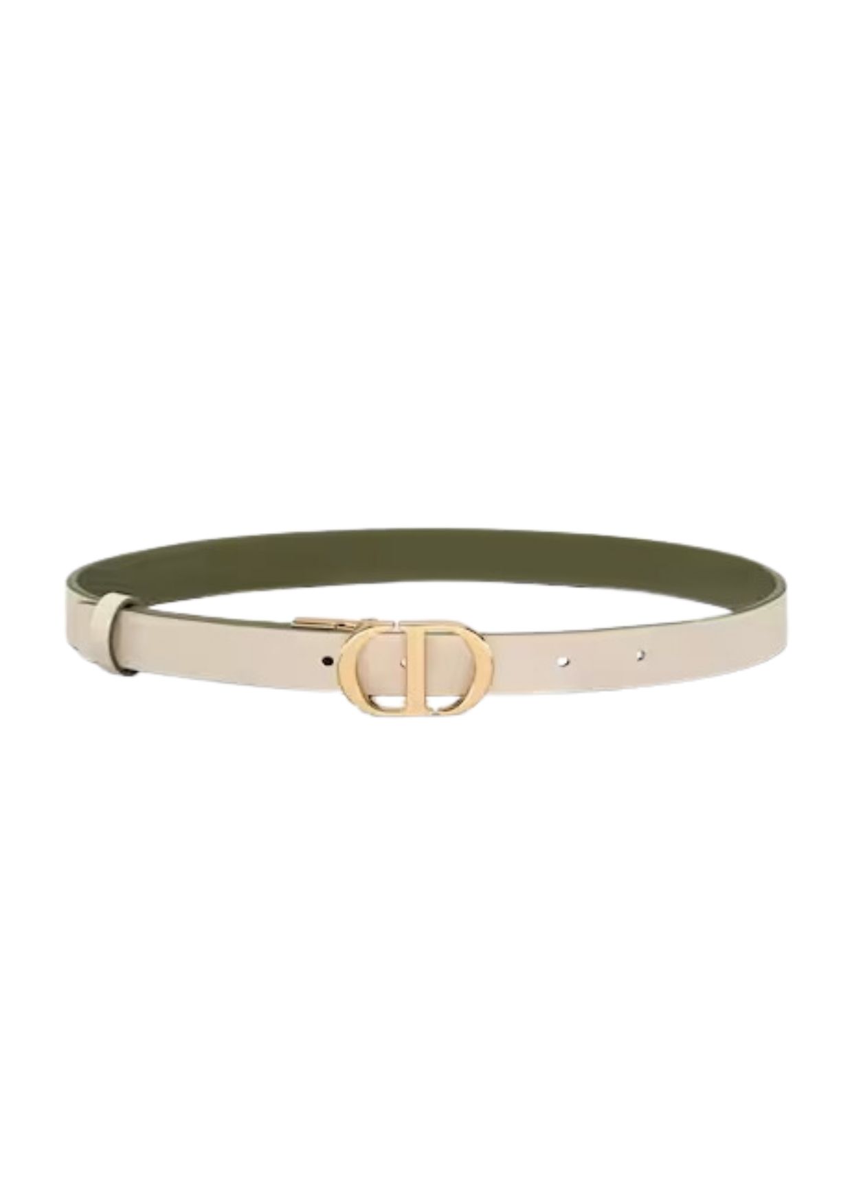 Dior 30 Montaigne Reversible Belt Green For Women, Women Belt B0178UWGA_M51E