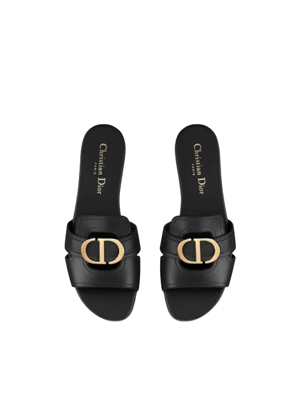 Dior 30 Montaigne Slide Black For Women KCQ266VEA_S900