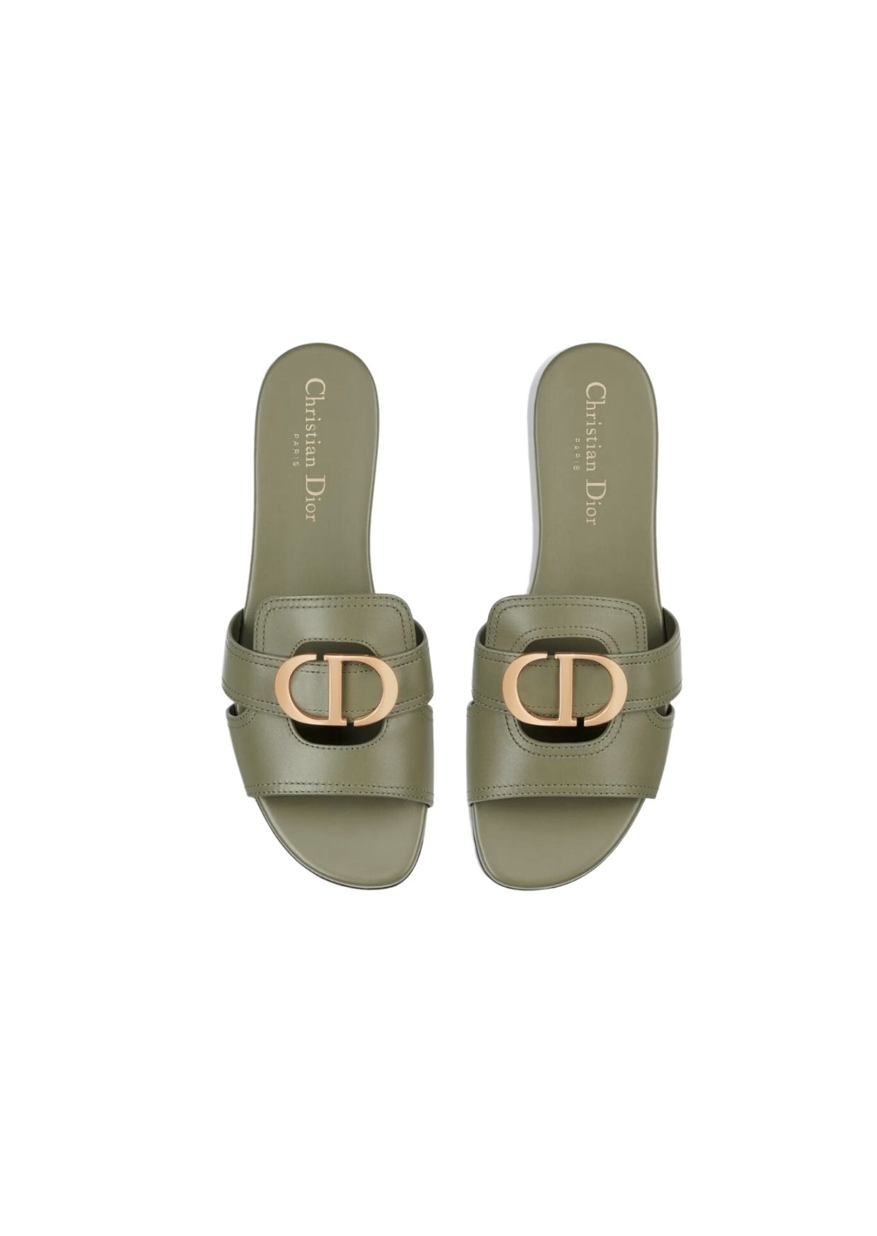 Dior 30 Montaigne Slide Green For Women KCQ266VEA_S63H