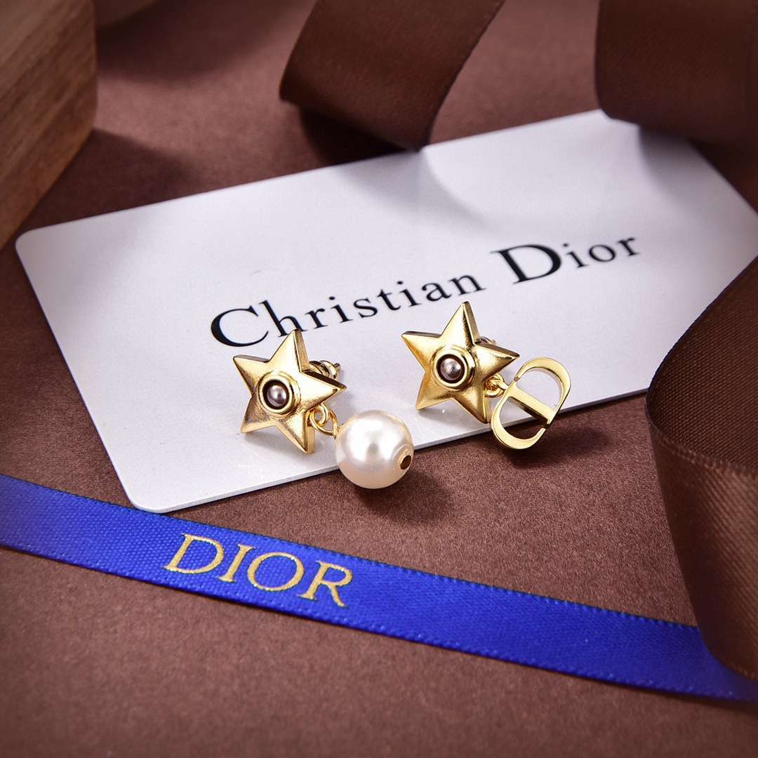 Dior Bee Earrings Gold For Women